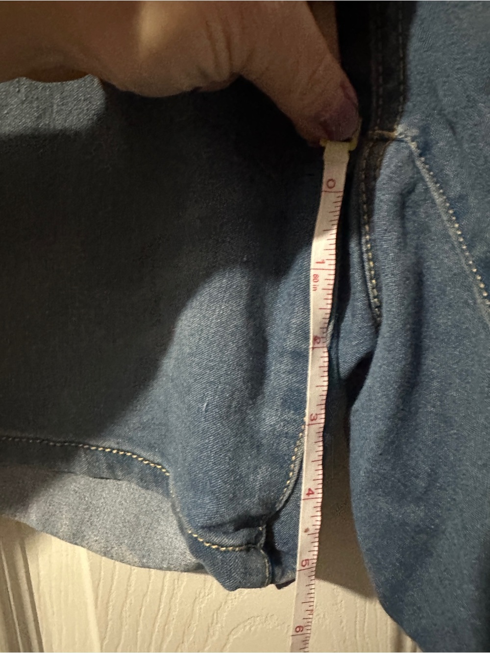 Terra & Sky and Lane Bryant Blue Denim Shorts 2 Pair XXL/16W - Picture 10 of 10